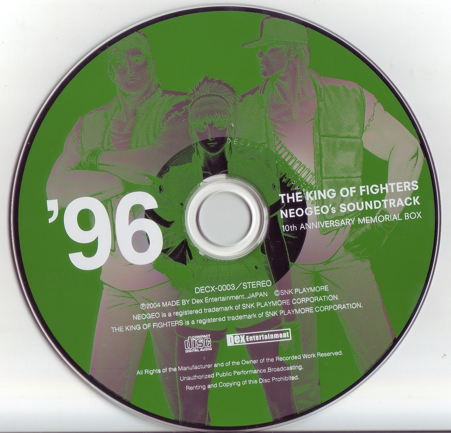 THE KING OF FIGHTERS NEOGEO's SOUNDTRACK 10th Anniversary